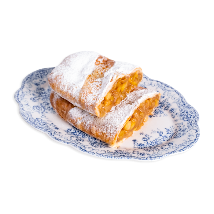 Штрудель з яблуком та корицею